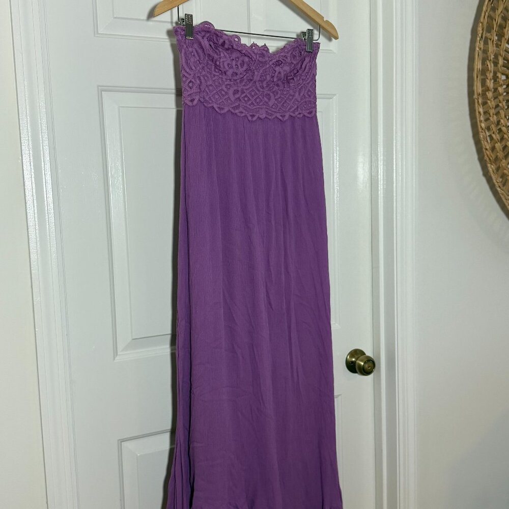Free People maxi, strapless dress - Large